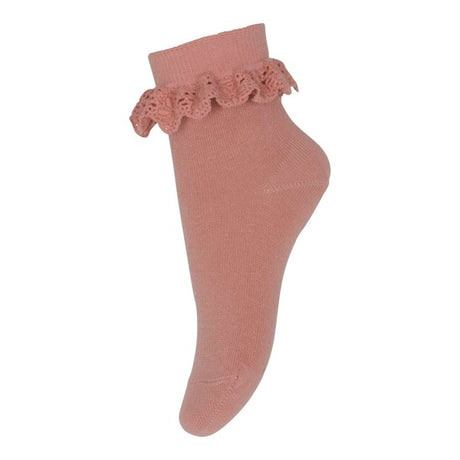 MP 527 Cotton Socks With Lace 4260 Rose Dawn