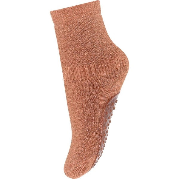 MP 79208 Celina Strømper Med Anti-Slip 2315 Metallic Glitter Copper Brown