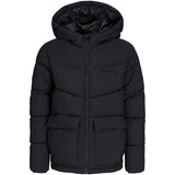 Jack & Jones Junior Black Vesterbro Puffer Jakke