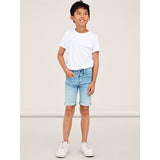 Name it Light Blue Denim Silas Slim Denim Shorts Noos 2