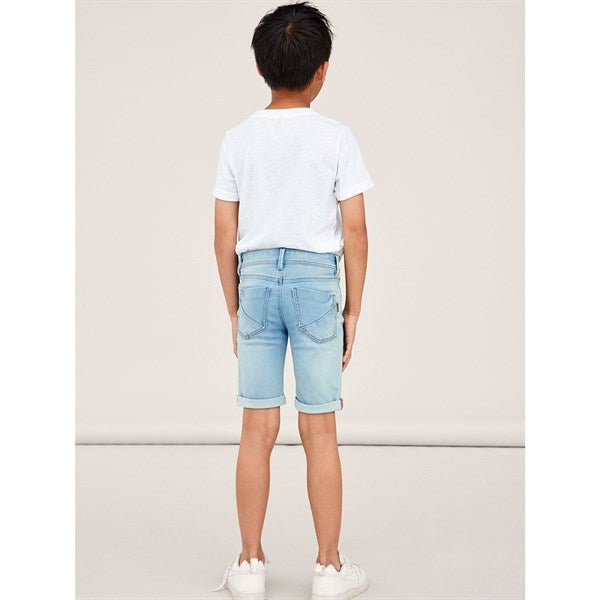 Name it Light Blue Denim Silas Slim Denim Shorts Noos 3