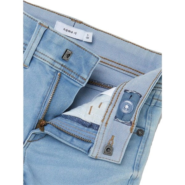 Name it Light Blue Denim Silas Slim Denim Shorts Noos 5