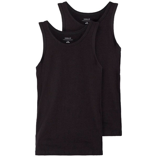 Name it Black 2-Pak Tank Top Noos