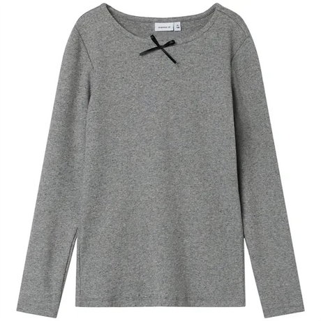 Name it Grey Melange Fionea Slim Bluse