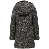 Kids ONLY Dark Grey Melange Sedonna Boucle Uld Jakke