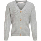 Kids ONLY Light Grey Melange Katia Strik Cardigan