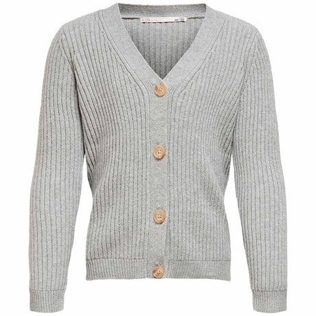 Kids ONLY Light Grey Melange Katia Strik Cardigan