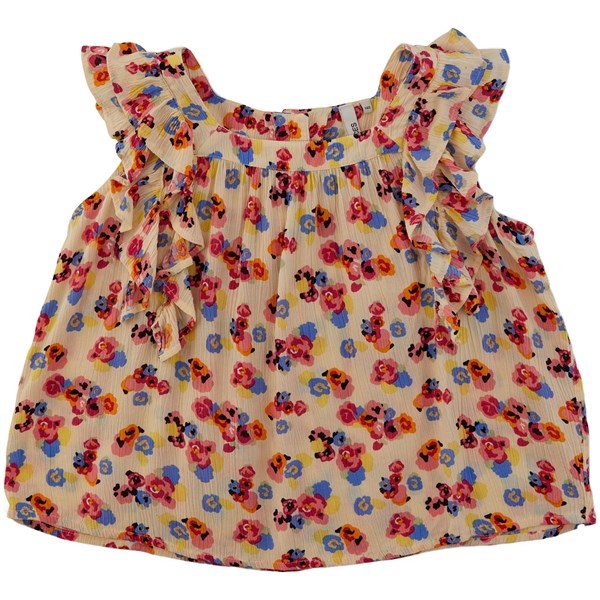 Little Pieces Poppy Red Fleur Top