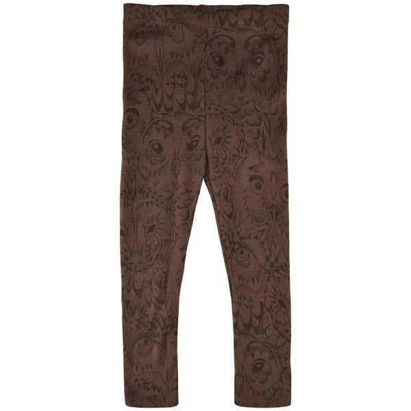 Soft Gallery Cocoa Brown Hello Owl Paula Uld Leggings