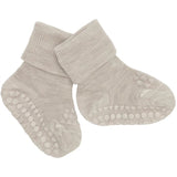 Gobabygo Sand Non-Slip Strømper I Merino Uld