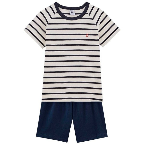 Petit Bateau Pyjacourt White/Black