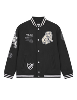 Les Deux Kids Black/Black Yale Uld Varsity Jakke KIDS