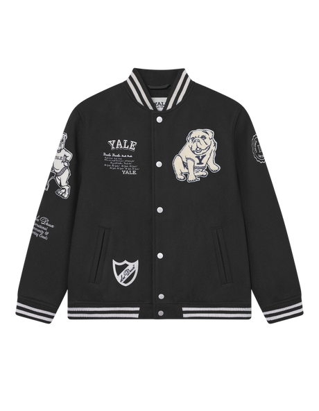 Les Deux Kids Black/Black Yale Uld Varsity Jakke KIDS