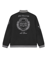 Les Deux Kids Black/Black Yale Uld Varsity Jakke KIDS