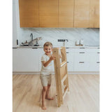 Duck Woodworks Foldbart Læringstårn Natural