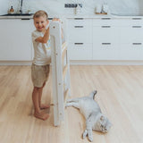 Duck Woodworks Foldbart Læringstårn White