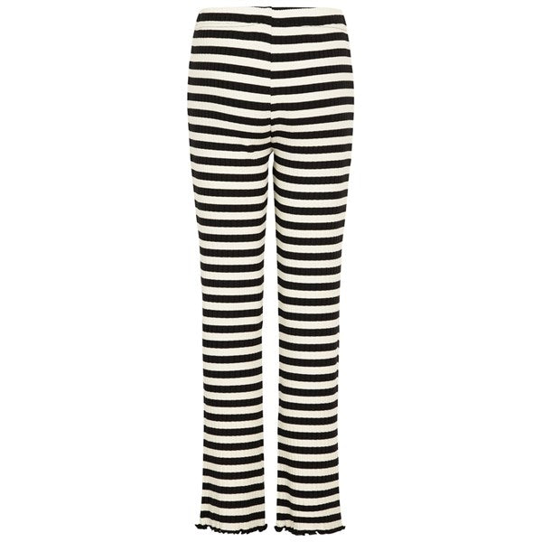 Mads Nørgaard 5x5 Classic Stripe Lala Leggings Black/Vanilla Ice