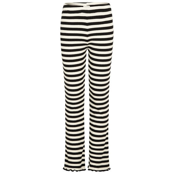 Mads Nørgaard 5x5 Classic Stripe Lala Leggings Black/Vanilla Ice