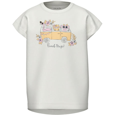 Name It Bright White Roadtrip Violet T-Shirt