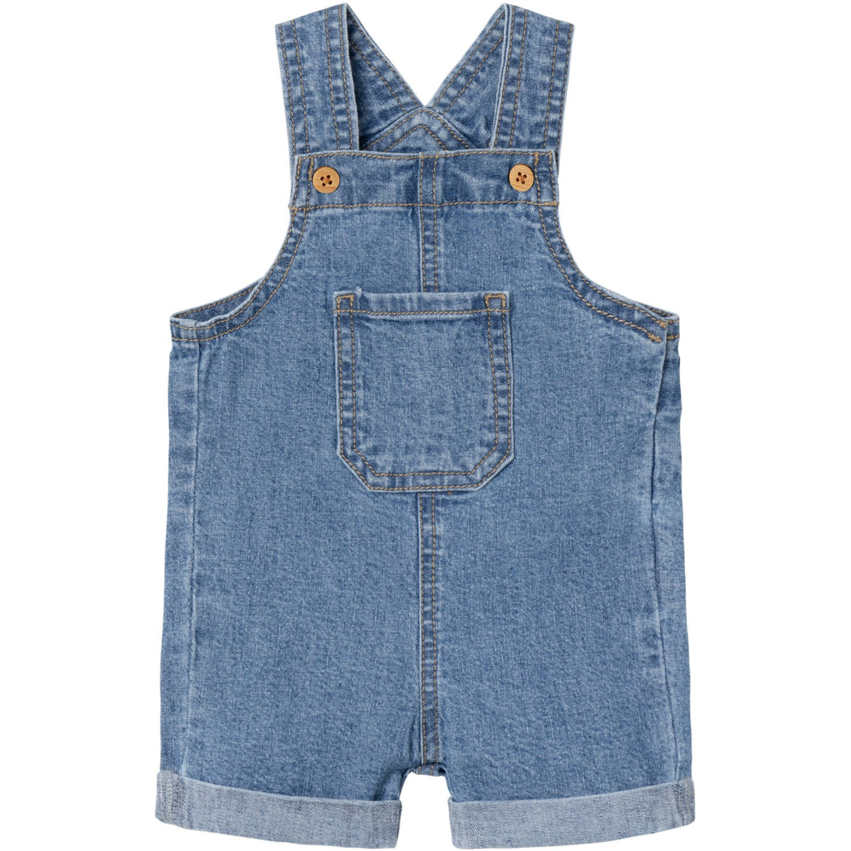 Name It Medium Blue Denim Lou Denim Shorts Overall