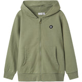 Name It Oil Green Valon Sweat Cardigan