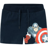 Name It Dark Sapphire Ayan Marvel Lange Sweat Shorts