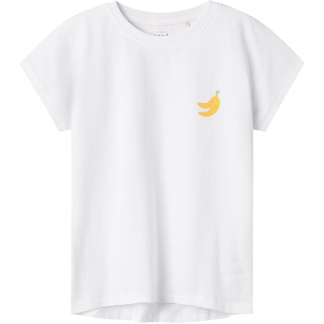 Name It Bright White Varutti Caps Løs T-Shirt