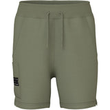 Name It Oil Green Vivasse Lange Sweat Shorts