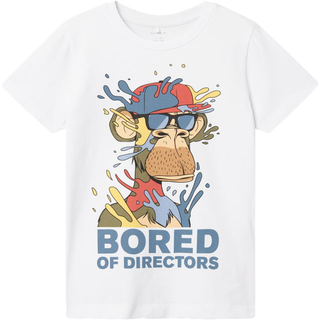 Name It Bright White Attis Bored Of Directors T-Shirt