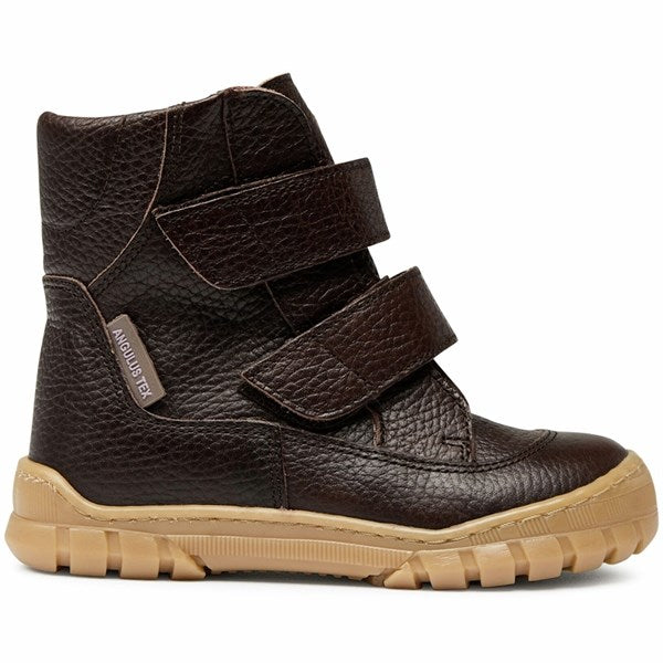 Angulus Tex-Støvle Med Velcrolukning Dark Brown 3