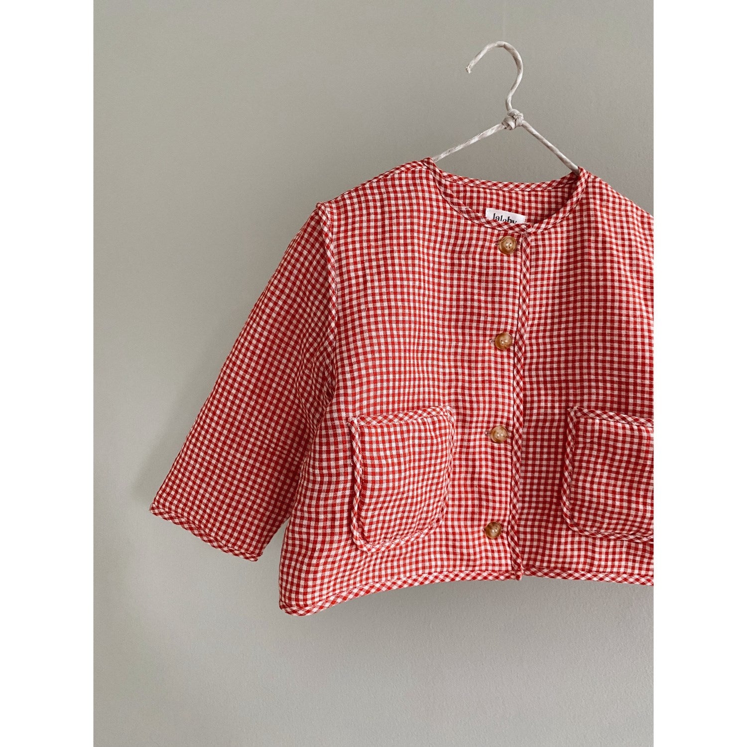 Lalaby Cherry Check Frey Jacket - Cherry Check 2