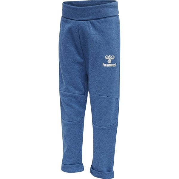 Hummel Blue Melange Glen Sweatpants