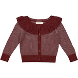 MarMar Dark Ruby Zigzag Tilda Frill Cardigan