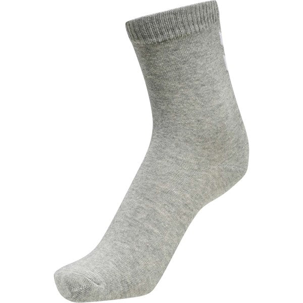 Hummel Grey Melange Make My Day Socks 5-Pak