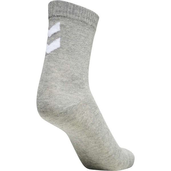 Hummel Grey Melange Make My Day Socks 5-Pak