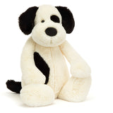 Jellycat Bashful Sort/Creme Hvalp 51 cm