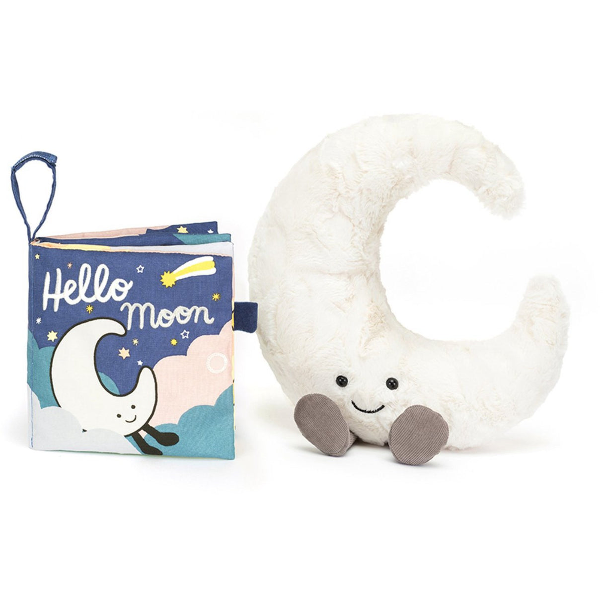 Jellycat Hello Moon Stof Bog 18 cm