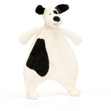 Jellycat Bashful Black & Cream Hvalp Nusseklud