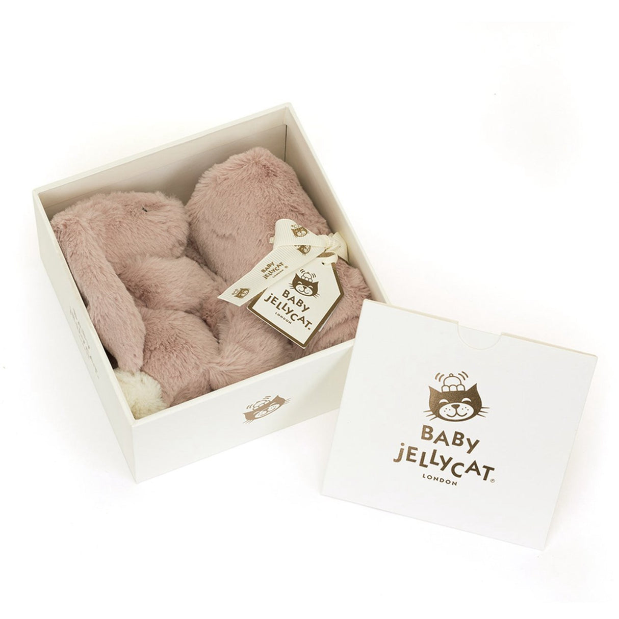 Jellycat Bashful Luxe Kanin Rosa Nusseklud