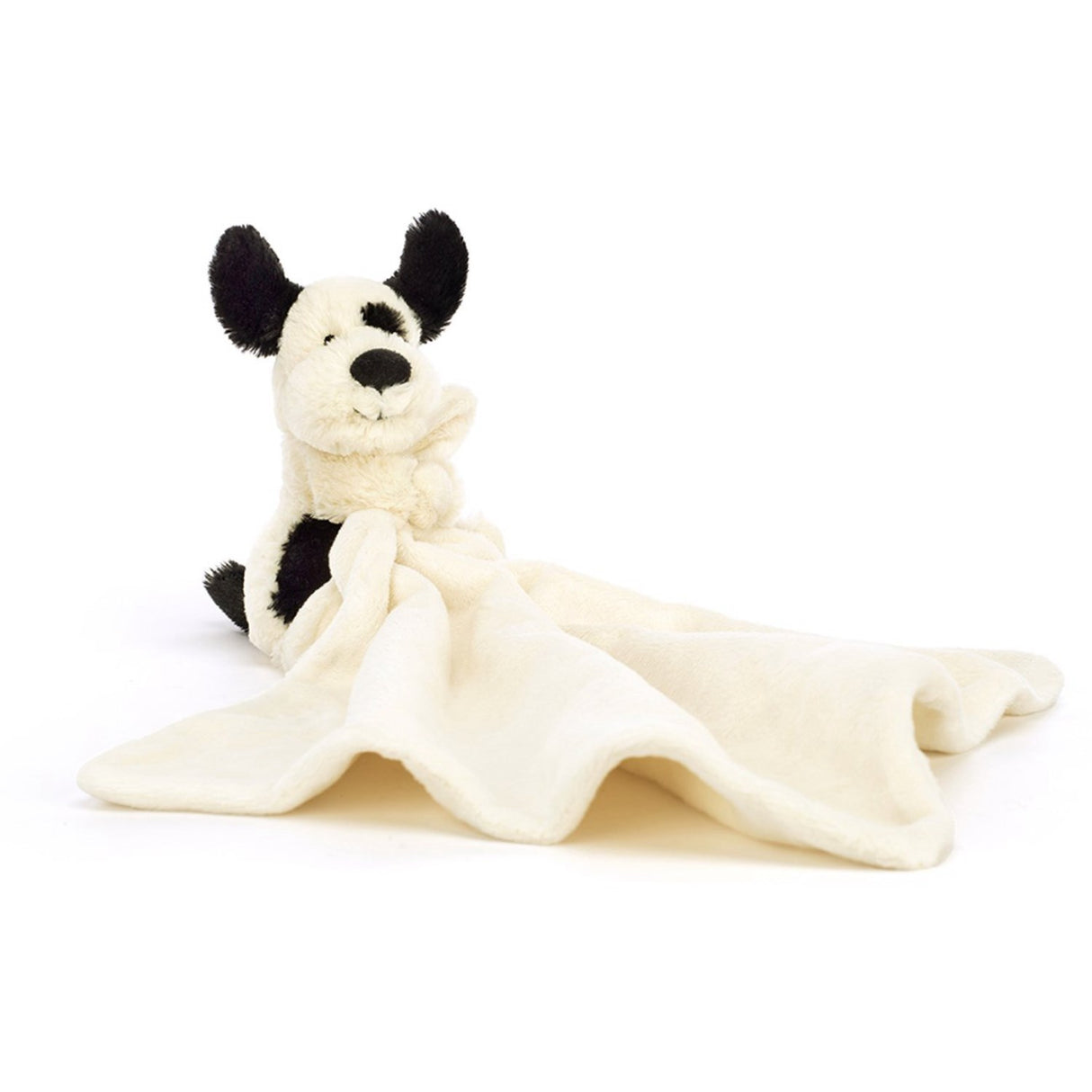 Jellycat Bashful Black & Cream Hvalp Nusseklud