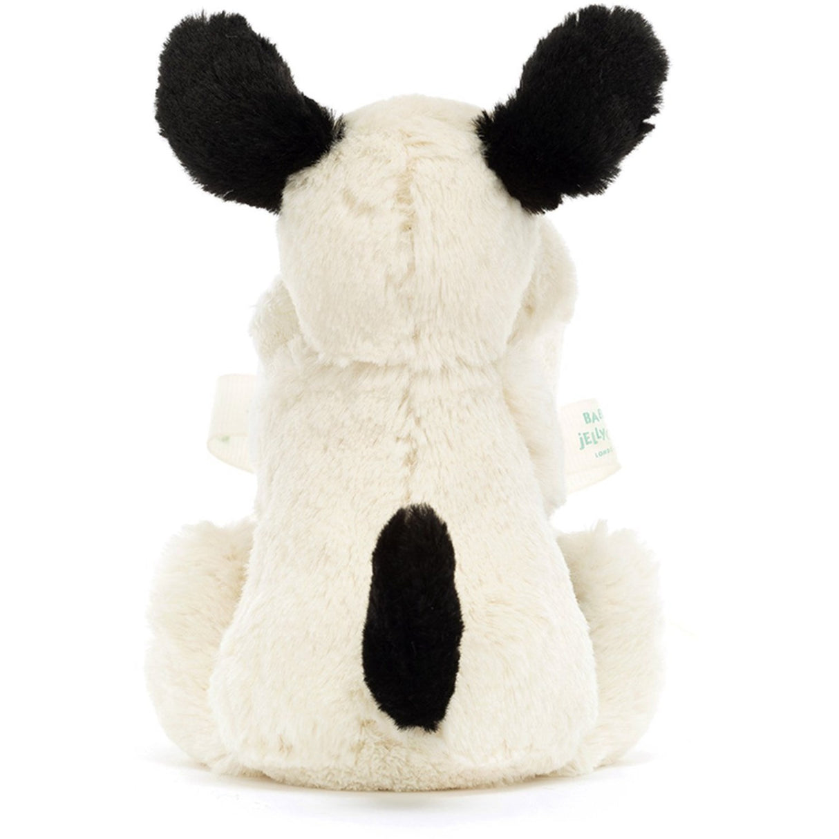 Jellycat Bashful Black & Cream Hvalp Nusseklud 5