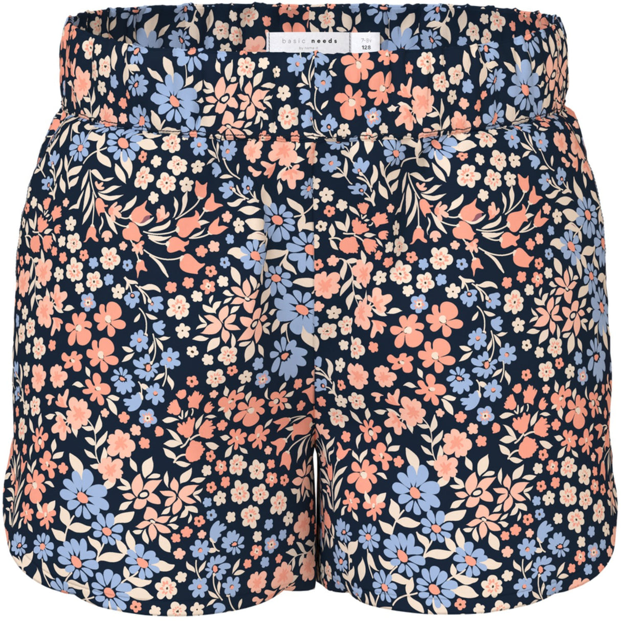 Name It Dark Sapphire Flower Power Vinaya Shorts  Noos