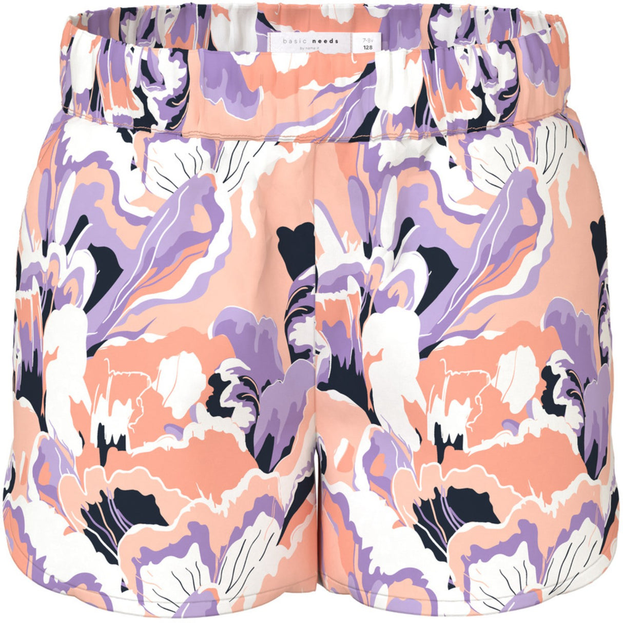 Name It Peach Parfait Flower Vinaya Shorts Noos