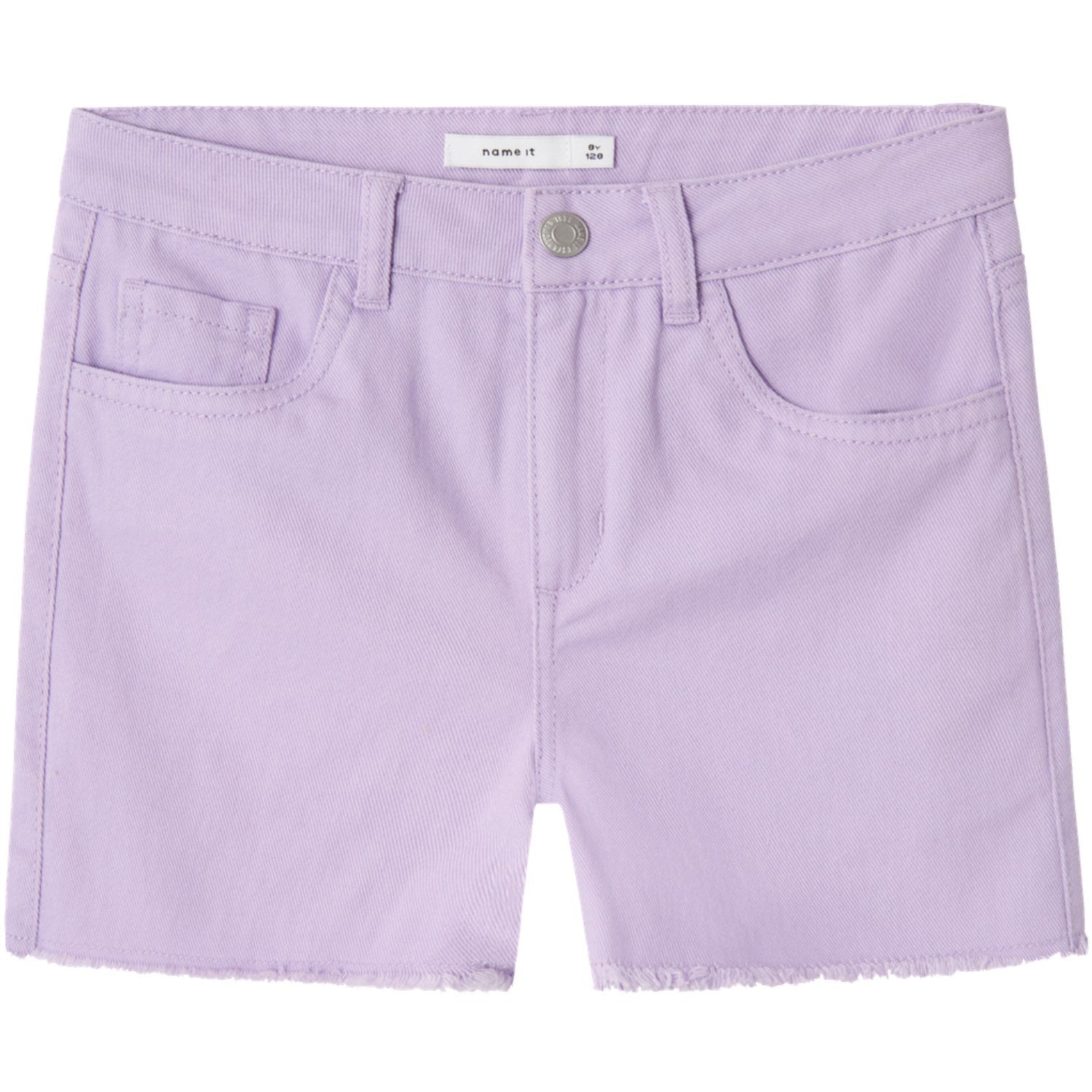 Name It Lilac Breeze Rose Mom Twill Shorts