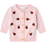 Name It Parfait Pink Fasille Strik Cardigan