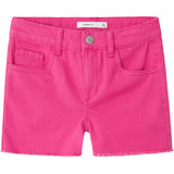 Name It Raspberry Rose Rose Mom Twill Shorts