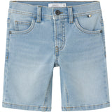 Name It Light Blue Denim Silas Slim Denim Shorts