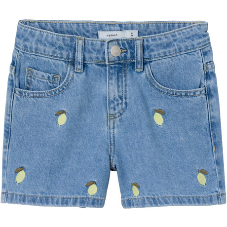 Name It Light Blue Denim Lemon Bella Regular Denim Shorts Noos