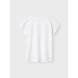 Name It Bright White Varutti Caps Løs T-Shirt 3