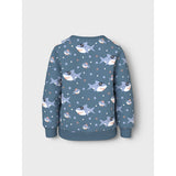 Name It Provincial Blue Sharks Vermo Aop Løs Sweatshirt 3